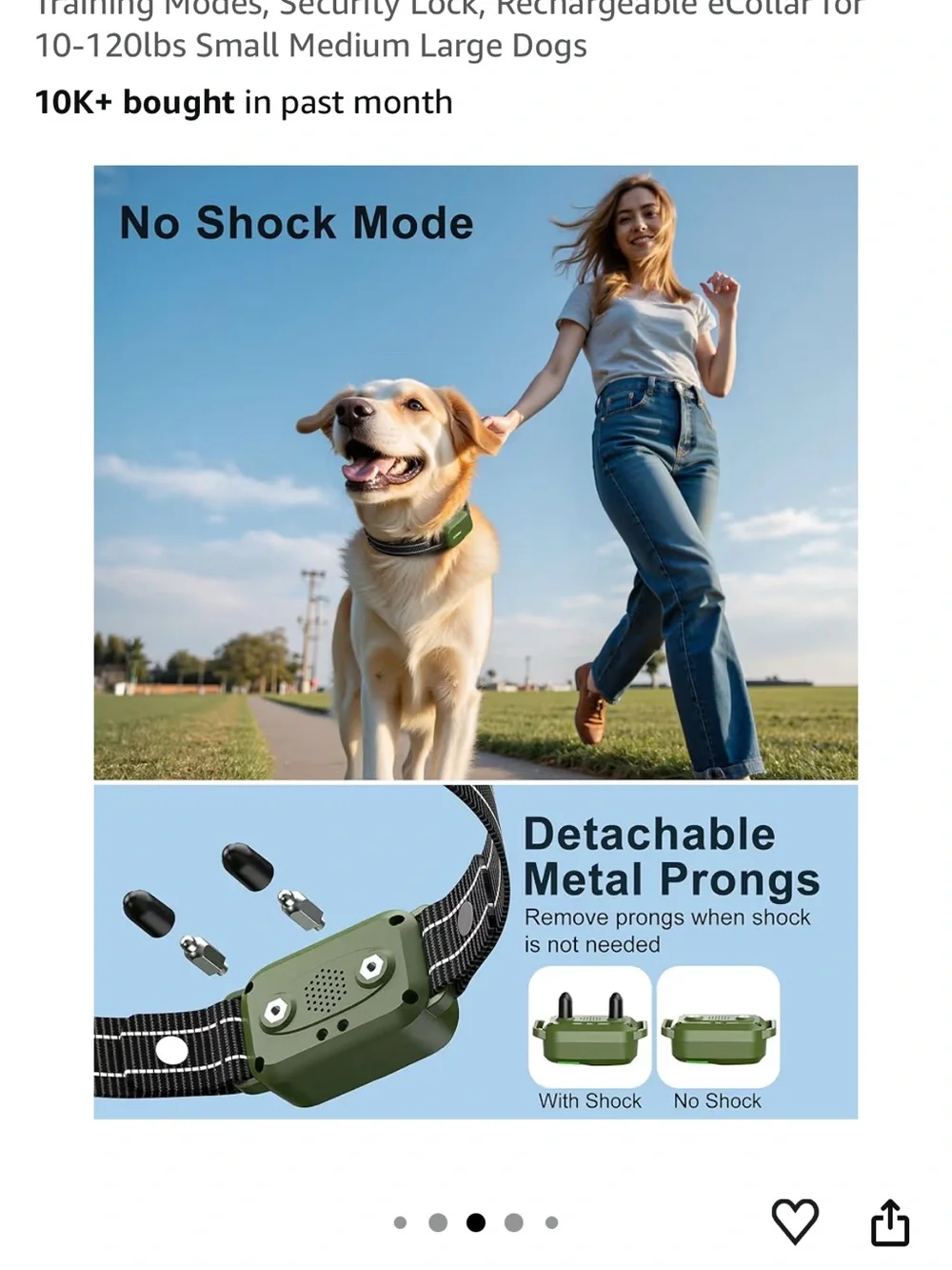 Brand new JUGBOW Rechargeable Dog Training Collar & Remote